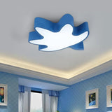 Kids Candy Colored Ceiling Mount Light Maple Leaf Acrylic LED Flush Light for Shop Clearhalo 'Ceiling Lights' 'Close To Ceiling Lights' 'Close to ceiling' 'Flush mount' Lighting' 41439