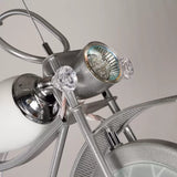 Monochrome Bicycle Pendant Light Modern Stylish Metal Hanging Light for Shop Clearhalo 'Ceiling Lights' 'Chandeliers' Lighting' options 42662