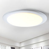 Flying Saucer Flush Ceiling Light Nordic Acrylic Gold/Silver 16"/20" Dia Integrated LED Ceiling Lamp for Bedroom Clearhalo 'Ceiling Lights' 'Close To Ceiling Lights' 'Close to ceiling' 'Flush mount' Lighting' 438565