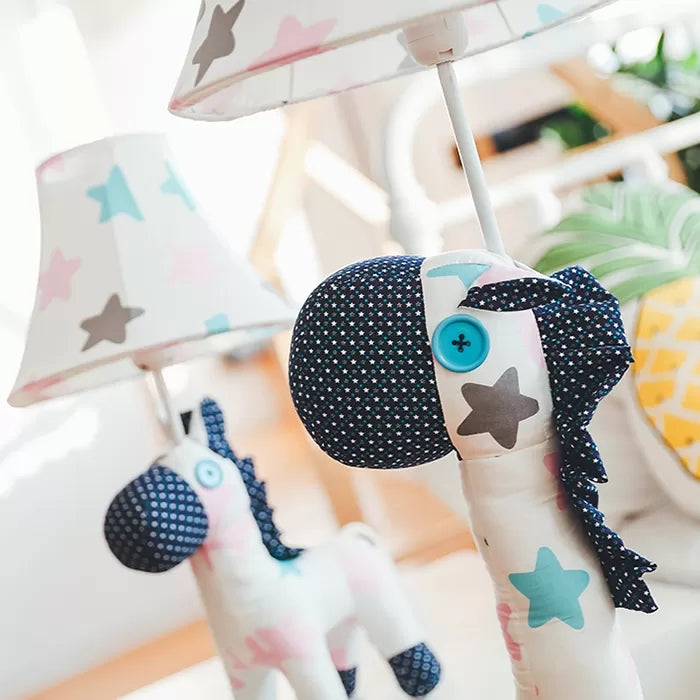 Animal Child Bedroom Desk Lamp Fabric One Light Modern Lovely Table Light Clearhalo 'Lamps' 'Table Lamps' Lighting' 47923