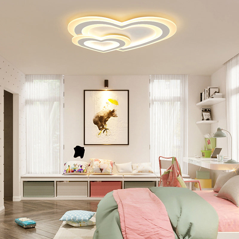 Slim Panel Living Room Ceiling Lamp Acrylic Contemporary LED Flush Ceiling Light in White Clearhalo 'Ceiling Lights' 'Close To Ceiling Lights' 'Close to ceiling' 'Flush mount' Lighting' 49047