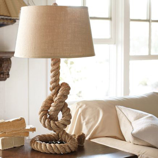 Rope base fashion lamp