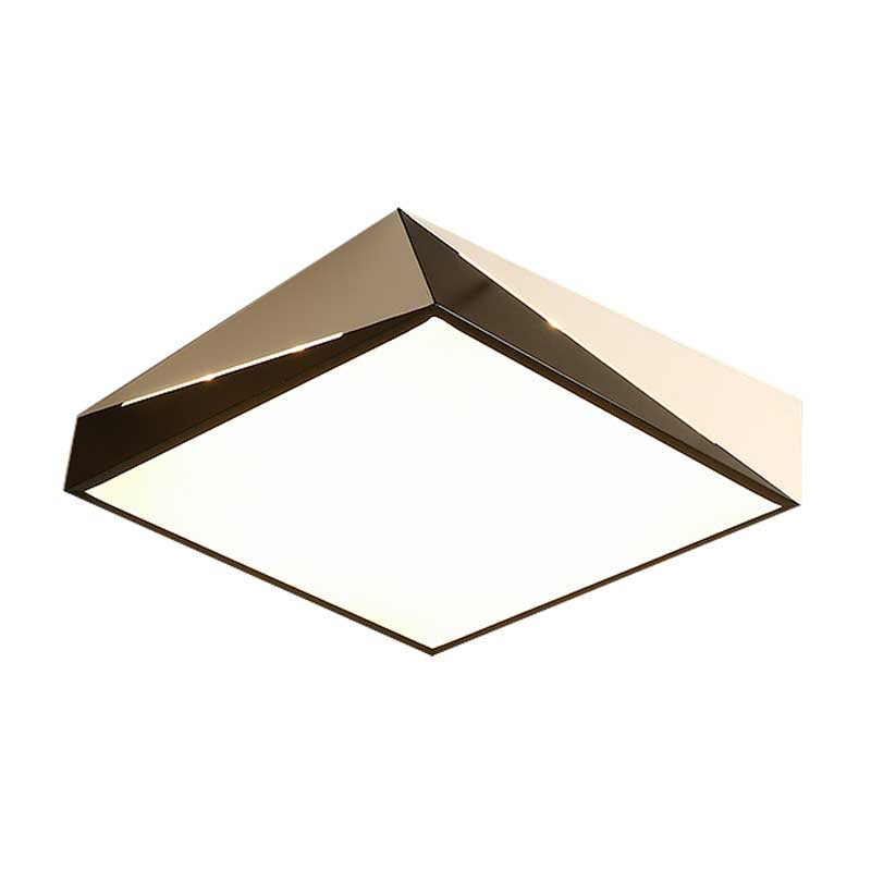 Split Designed Acrylic Flush Light LED Living Room Black and White Ceiling Flush Mount in Warm/White Light, 16"/19.5"/23.5" Wide Clearhalo 'Ceiling Lights' 'Close To Ceiling Lights' 'Close to ceiling' 'Flush mount' Lighting' 512703