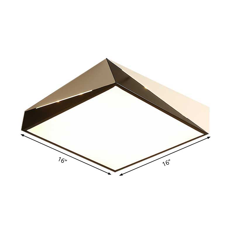 Split Designed Acrylic Flush Light LED Living Room Black and White Ceiling Flush Mount in Warm/White Light, 16"/19.5"/23.5" Wide Clearhalo 'Ceiling Lights' 'Close To Ceiling Lights' 'Close to ceiling' 'Flush mount' Lighting' 512704