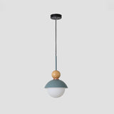 Sunny Doll Shape Hanging Light Macaron Metallic 1 Bulb Dining Room Suspension Lamp in Pink/Light Blue Clearhalo 'Ceiling Lights' 'Modern Pendants' 'Modern' 'Pendant Lights' 'Pendants' Lighting' 518779