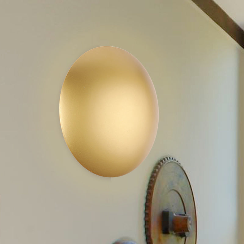 Semisphere Acrylic Wall Light Modernism White/Gold LED Sconce Light in Warm/White Light for Bedroom Clearhalo 'Modern wall lights' 'Modern' 'Wall Lamps & Sconces' 'Wall Lights' Lighting' 520341