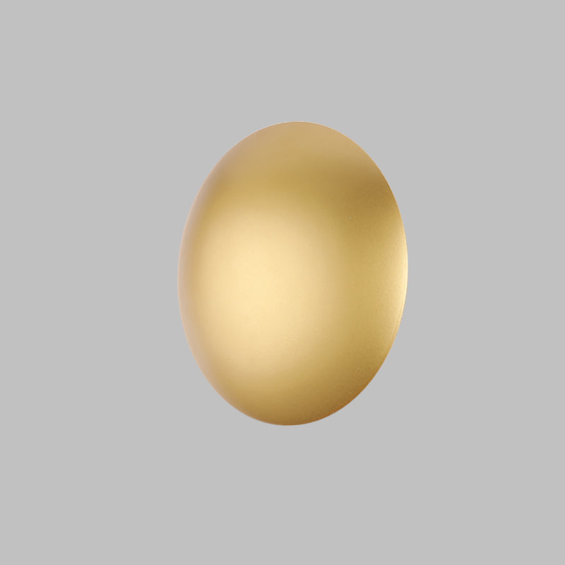 Semisphere Acrylic Wall Light Modernism White/Gold LED Sconce Light in Warm/White Light for Bedroom Clearhalo 'Modern wall lights' 'Modern' 'Wall Lamps & Sconces' 'Wall Lights' Lighting' 520344