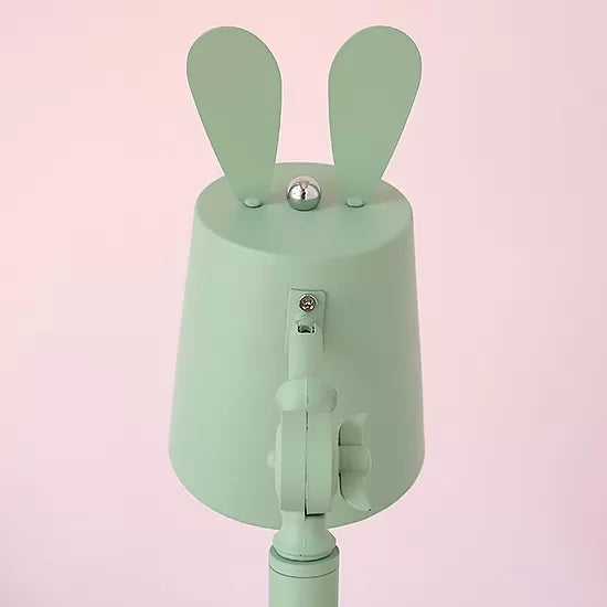 Metal Bunny Desk Light Dormitory Bedroom 1 Head Macaron Rotatable Study Light Clearhalo 'Lamps' 'Table Lamps' Lighting' 52299