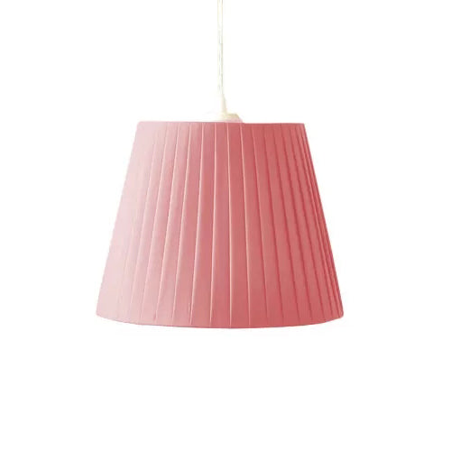 Undertint Fold Tapered Shade Hanging Light 1 Light Fabric Pendant Light for Dining Room Pink Clearhalo 'Ceiling Lights' 'Pendant Lights' 'Pendants' Lighting' 52399_03baae2a-c1d7-4032-a245-0b6742178efb