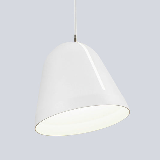 Modernism 1 Head Ceiling Lighting with Aluminum Shade White Dome Hanging Lamp Fixture Clearhalo 'Ceiling Lights' 'Modern Pendants' 'Modern' 'Pendant Lights' 'Pendants' Lighting' 536651