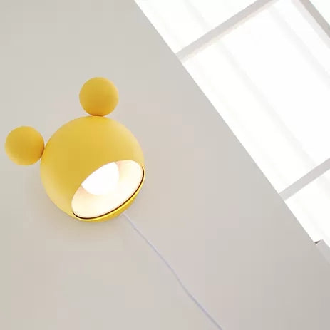 Macaron Mouse Wall Light with Pull Chain 1 Head Metal Sconce Light for Study Room Clearhalo 'Wall Lamps & Sconces' 'Wall Lights' Lighting' 54404