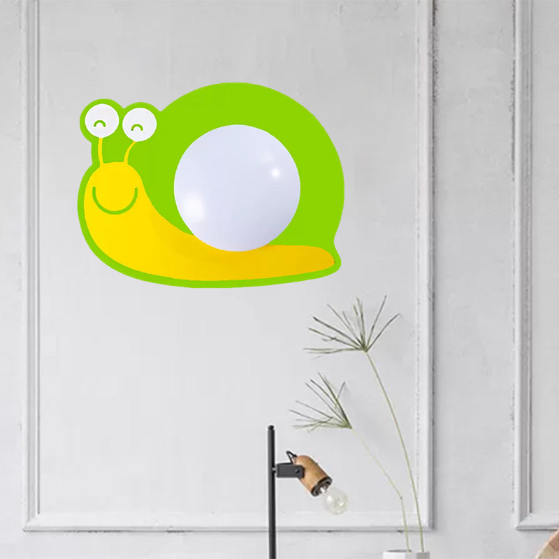 Kids Circle LED Ceiling Mount Light with Wooden Cartoon Pattern Acrylic Ceiling Lamp for Kindergarten Clearhalo 'Ceiling Lights' 'Close To Ceiling Lights' 'Close to ceiling' 'Flush mount' Lighting' 559205