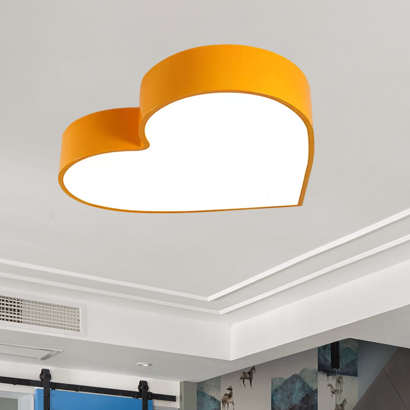 Boy Girl Bedroom LED Ceiling Lamp Acrylic Modern Candy Colored Flush Ceiling Light Clearhalo 'Ceiling Lights' 'Close To Ceiling Lights' 'Close to ceiling' 'Flush mount' Lighting' 559226