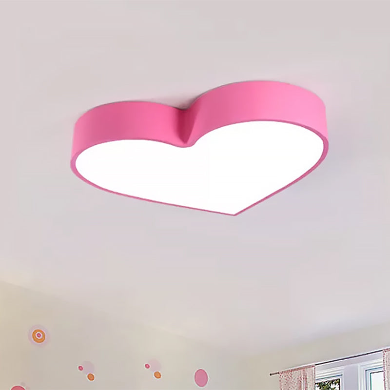 Boy Girl Bedroom LED Ceiling Lamp Acrylic Modern Candy Colored Flush Ceiling Light Clearhalo 'Ceiling Lights' 'Close To Ceiling Lights' 'Close to ceiling' 'Flush mount' Lighting' 559228