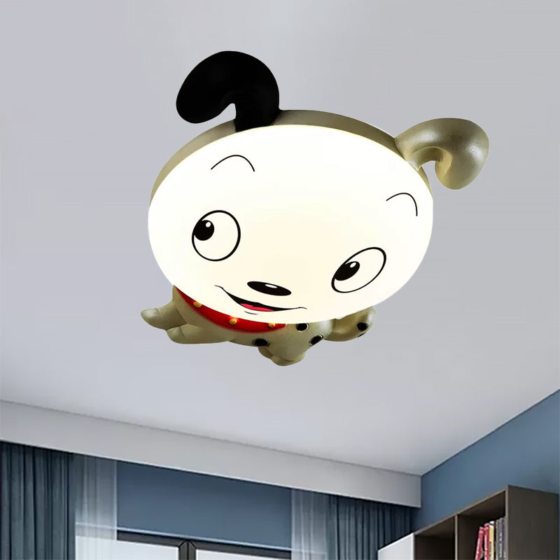 Cartoon Dog Ceiling Light Fixture Acrylic Flush Mount Ceiling Light for Kindergarten Clearhalo 'Ceiling Lights' 'Close To Ceiling Lights' 'Close to ceiling' 'Flush mount' Lighting' 559242