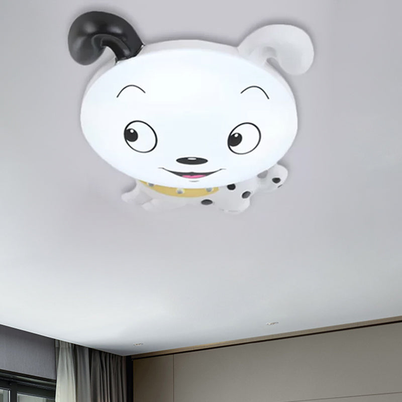 Cartoon Dog Ceiling Light Fixture Acrylic Flush Mount Ceiling Light for Kindergarten Clearhalo 'Ceiling Lights' 'Close To Ceiling Lights' 'Close to ceiling' 'Flush mount' Lighting' 559243