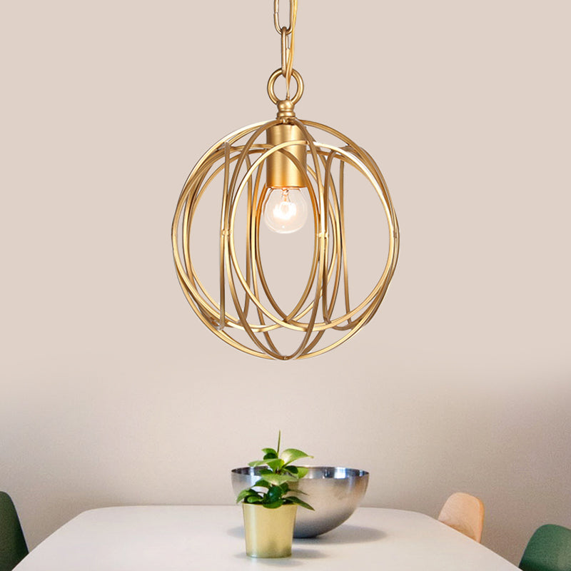 3 Lights Metal Hanging Chandelier Traditional Gold Candelabra Living Room Pendant Light Fixture, 8"/13"/18" Wide Clearhalo 'Ceiling Lights' 'Chandeliers' Lighting' options 560280