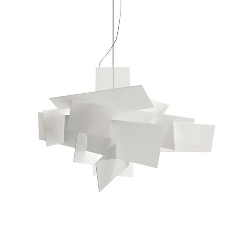 Acrylic Irregular Hanging Lamp Minimalist Single Light White Ceiling Pendant Fixture Clearhalo 'Ceiling Lights' 'Modern Pendants' 'Modern' 'Pendant Lights' 'Pendants' Lighting' 597818