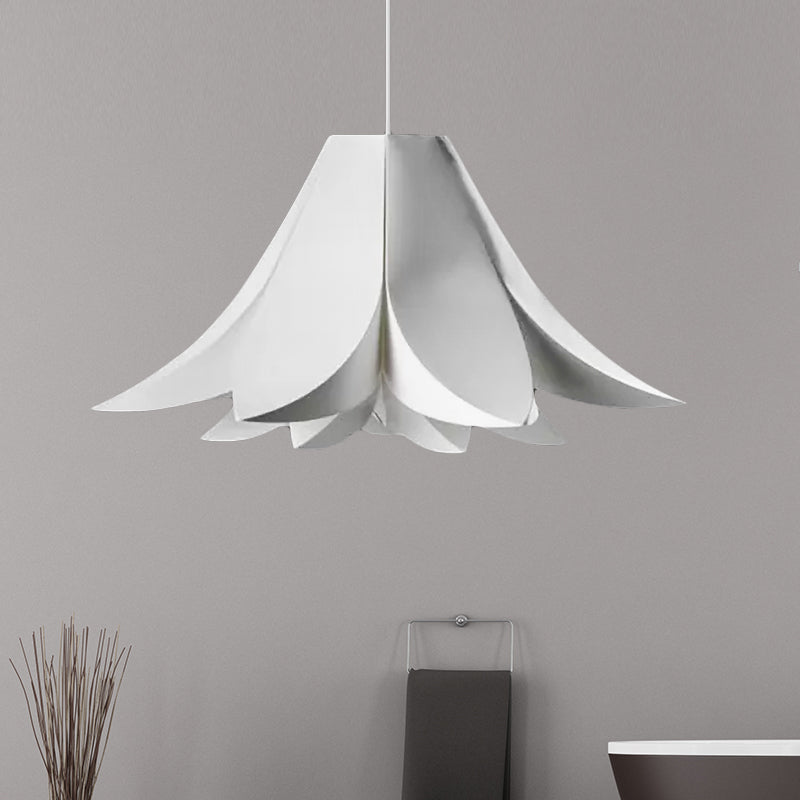 Simplicity Petal Hanging Lamp Kit Acrylic 21.5"/27.5"/31.5" Wide 1-Light Kitchen Ceiling Pendant Clearhalo 'Ceiling Lights' 'Modern Pendants' 'Modern' 'Pendant Lights' 'Pendants' Lighting' 597898