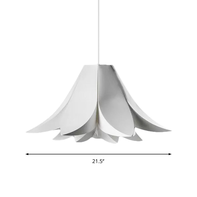 Simplicity Petal Hanging Lamp Kit Acrylic 21.5"/27.5"/31.5" Wide 1-Light Kitchen Ceiling Pendant Clearhalo 'Ceiling Lights' 'Modern Pendants' 'Modern' 'Pendant Lights' 'Pendants' Lighting' 597901