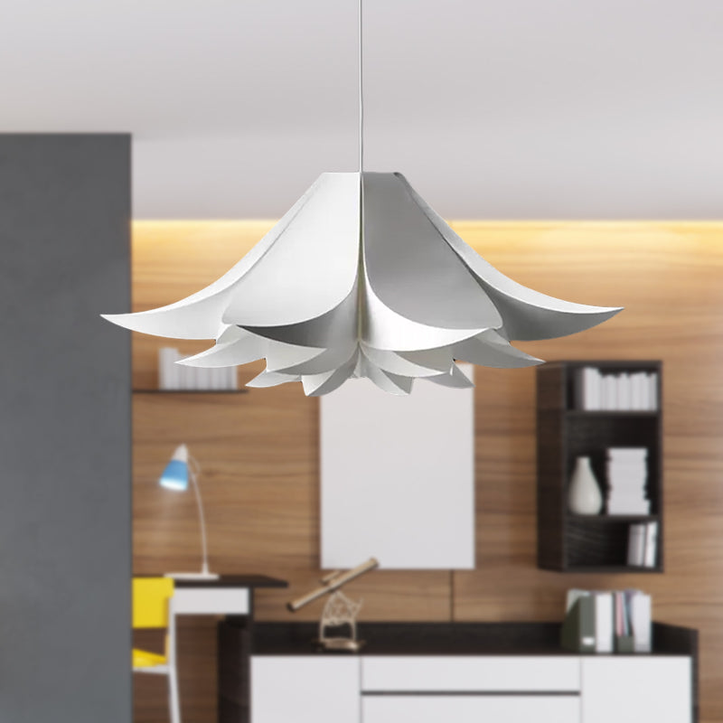 Simplicity Petal Hanging Lamp Kit Acrylic 21.5"/27.5"/31.5" Wide 1-Light Kitchen Ceiling Pendant Clearhalo 'Ceiling Lights' 'Modern Pendants' 'Modern' 'Pendant Lights' 'Pendants' Lighting' 597903