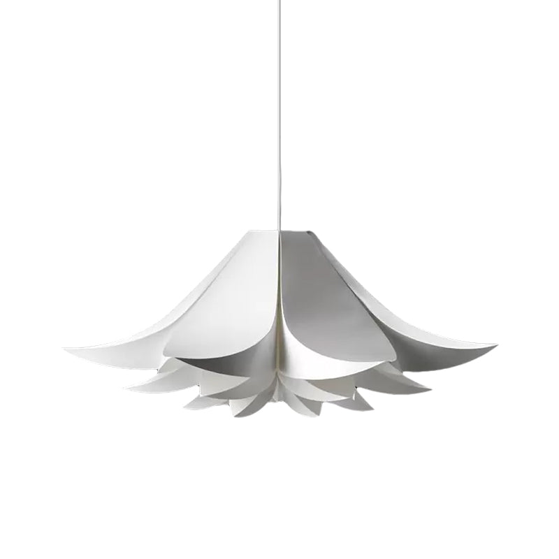 Simplicity Petal Hanging Lamp Kit Acrylic 21.5"/27.5"/31.5" Wide 1-Light Kitchen Ceiling Pendant Clearhalo 'Ceiling Lights' 'Modern Pendants' 'Modern' 'Pendant Lights' 'Pendants' Lighting' 597905