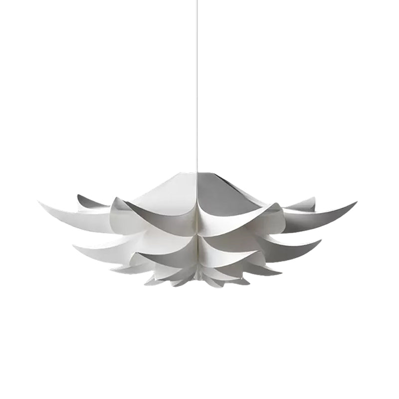 Simplicity Petal Hanging Lamp Kit Acrylic 21.5"/27.5"/31.5" Wide 1-Light Kitchen Ceiling Pendant Clearhalo 'Ceiling Lights' 'Modern Pendants' 'Modern' 'Pendant Lights' 'Pendants' Lighting' 597910