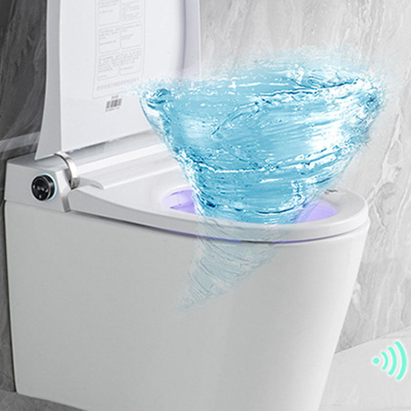 Wall Mount Smart Toilet Soft-Close Seat Toilet with Concealed Tank Clearhalo 'Bathroom Remodel & Bathroom Fixtures' 'Home Improvement' 'home_improvement' 'home_improvement_toilets' 'Toilets & Bidets' 'Toilets' 6012586