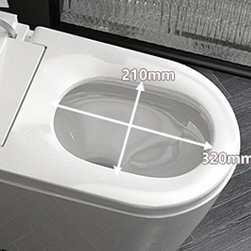 Household Smart Toilet Automatic Flip Cover UV Sterilization Electric Induction Toilet Clearhalo 'Bathroom Remodel & Bathroom Fixtures' 'Home Improvement' 'home_improvement' 'home_improvement_toilets' 'Toilets & Bidets' 'Toilets' 6012651