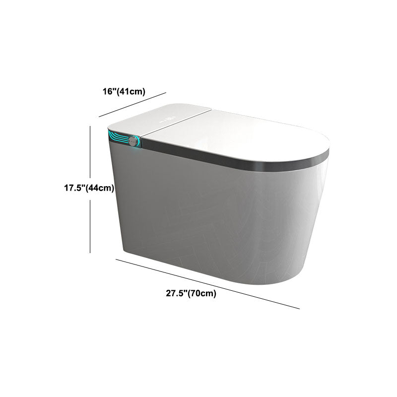Household Smart Toilet Automatic Flip Cover UV Sterilization Electric Induction Toilet Clearhalo 'Bathroom Remodel & Bathroom Fixtures' 'Home Improvement' 'home_improvement' 'home_improvement_toilets' 'Toilets & Bidets' 'Toilets' 6012656
