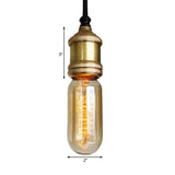 1 Head Ceiling Lighting Retro Stylish Metallic Mini Hanging Light Fixture with Adjustable Cord in Brass Clearhalo 'Art Deco Pendants' 'Cast Iron' 'Ceiling Lights' 'Ceramic' 'Crystal' 'Industrial Pendants' 'Industrial' 'Metal' 'Middle Century Pendants' 'Pendant Lights' 'Pendants' 'Tiffany' Lighting' 601553