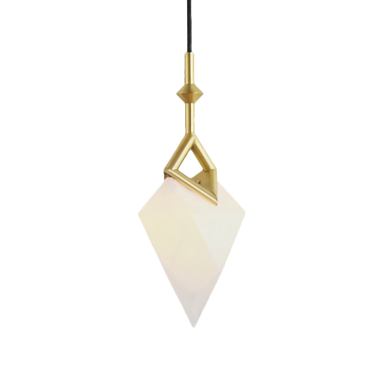 1/2-Light Bedroom Pendant Lighting with Pear Plastic Shade Nordic Style Black/Gold Hanging Light Fixture Clearhalo 'Ceiling Lights' 'Modern Pendants' 'Modern' 'Pendant Lights' 'Pendants' Lighting' 601595