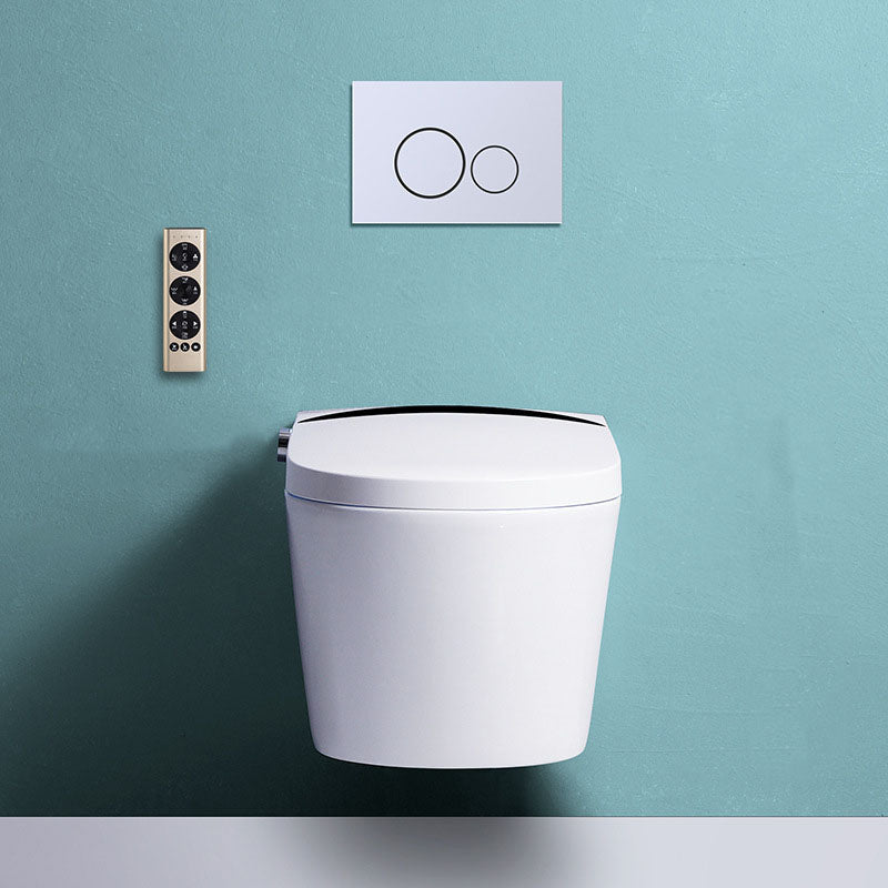 Wall Mount Modern Flush Toilet One-Piece Toilet Toilet Bowl for Washroom White Toilet with Tanker Clearhalo 'Bathroom Remodel & Bathroom Fixtures' 'Home Improvement' 'home_improvement' 'home_improvement_toilets' 'Toilets & Bidets' 'Toilets' 6037929