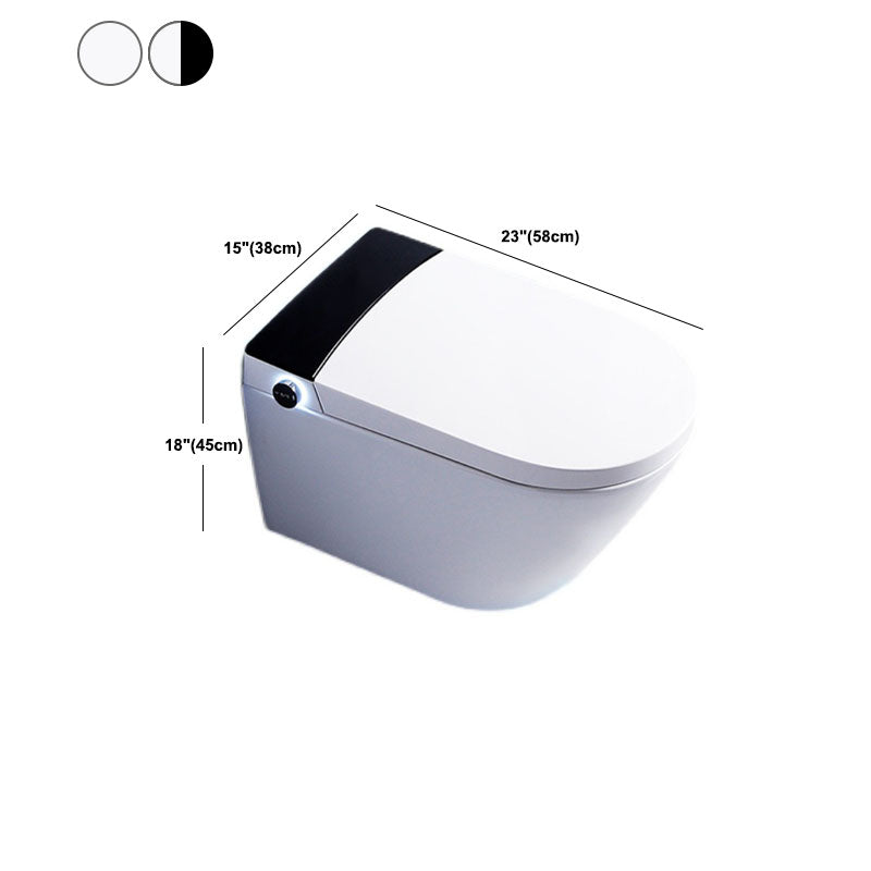 Wall Mount Modern Flush Toilet One-Piece Toilet Toilet Bowl for Washroom Clearhalo 'Bathroom Remodel & Bathroom Fixtures' 'Home Improvement' 'home_improvement' 'home_improvement_toilets' 'Toilets & Bidets' 'Toilets' 6037946