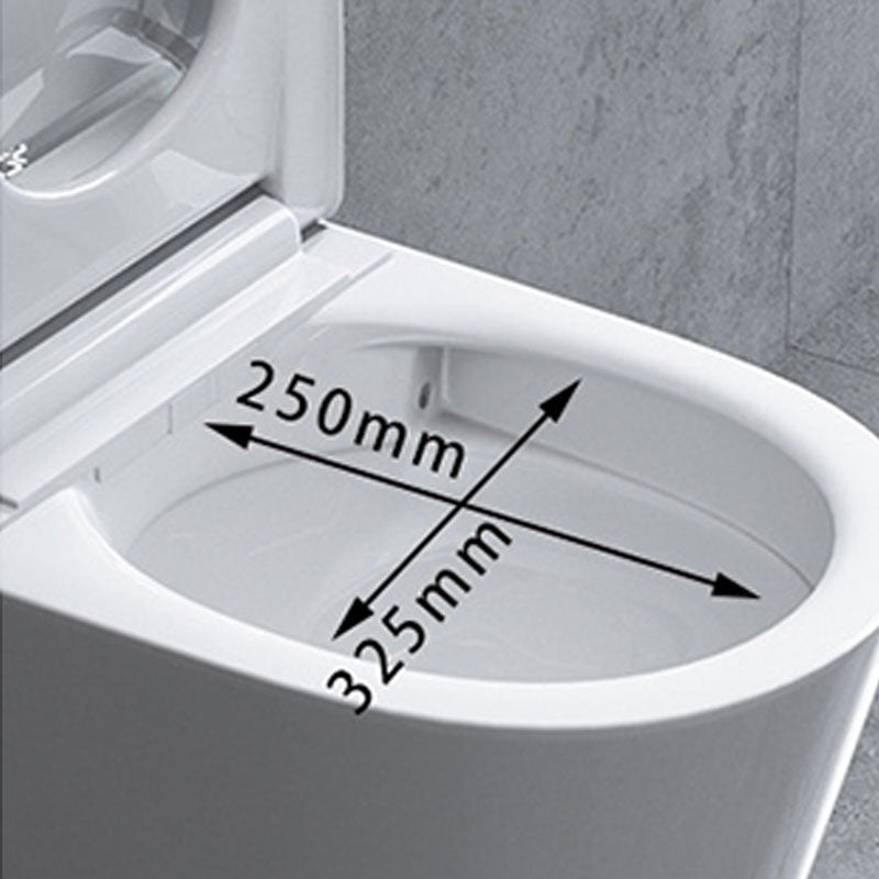 Wall Mount Toilet All-In-One Foot Induction Toilet with Concealed Tank Clearhalo 'Bathroom Remodel & Bathroom Fixtures' 'Home Improvement' 'home_improvement' 'home_improvement_toilets' 'Toilets & Bidets' 'Toilets' 6038076