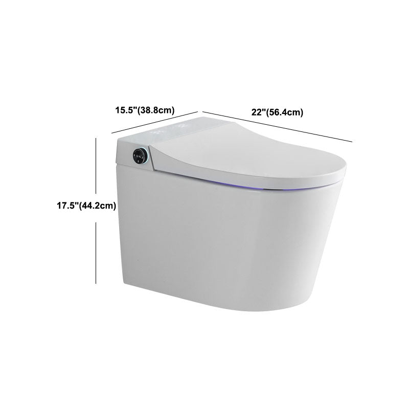 Wall Mount Toilet All-In-One Foot Induction Toilet with Concealed Tank Clearhalo 'Bathroom Remodel & Bathroom Fixtures' 'Home Improvement' 'home_improvement' 'home_improvement_toilets' 'Toilets & Bidets' 'Toilets' 6038078