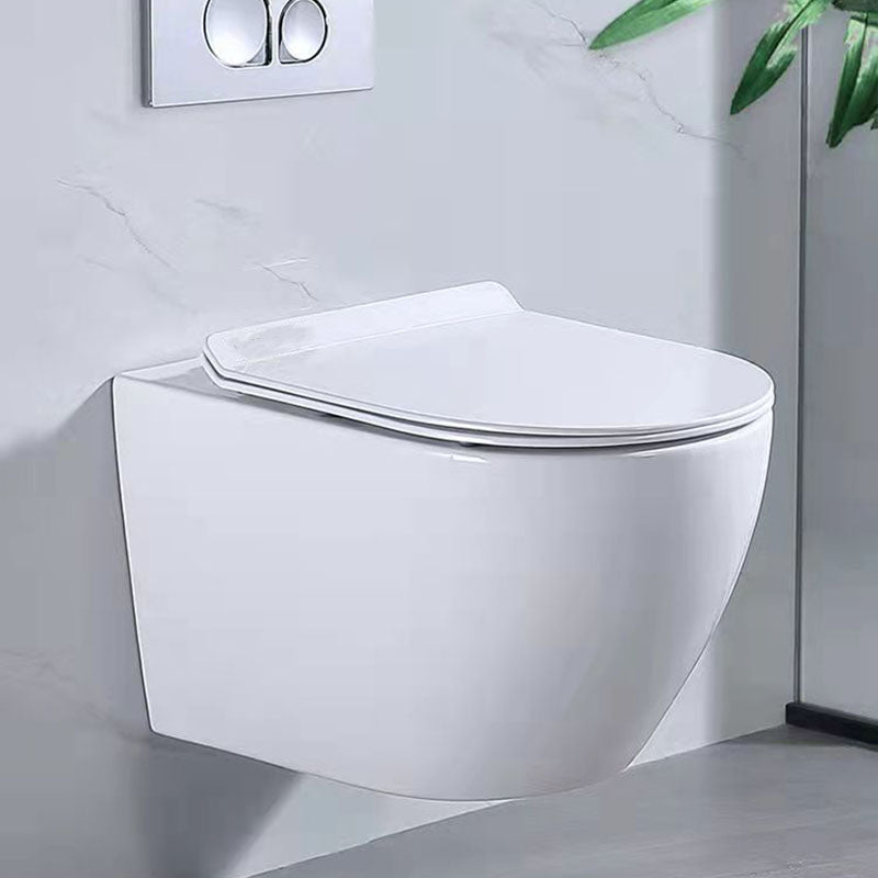 Wall-mounted Toilet Household In-wall Hidden Water Tank Concealed Hanging Toilet Clearhalo 'Bathroom Remodel & Bathroom Fixtures' 'Home Improvement' 'home_improvement' 'home_improvement_toilets' 'Toilets & Bidets' 'Toilets' 6038168
