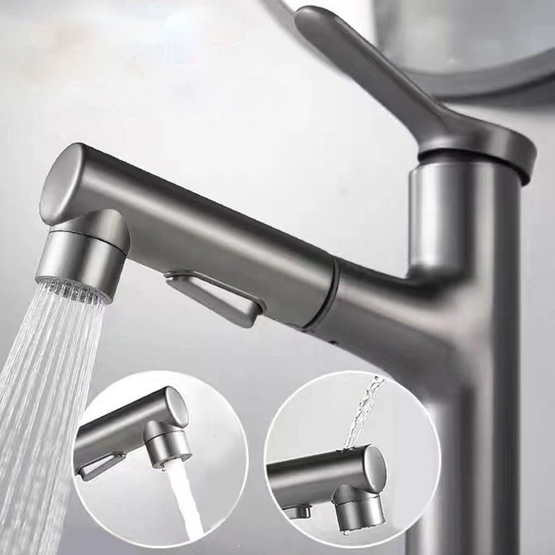 Contemporary Style Faucets Widespread Lever Handles Faucets for Bathroom Clearhalo 'Bathroom Remodel & Bathroom Fixtures' 'Bathroom Sink Faucets' 'Bathroom Sinks & Faucet Components' 'bathroom_sink_faucets' 'Home Improvement' 'home_improvement' 'home_improvement_bathroom_sink_faucets' 6039681