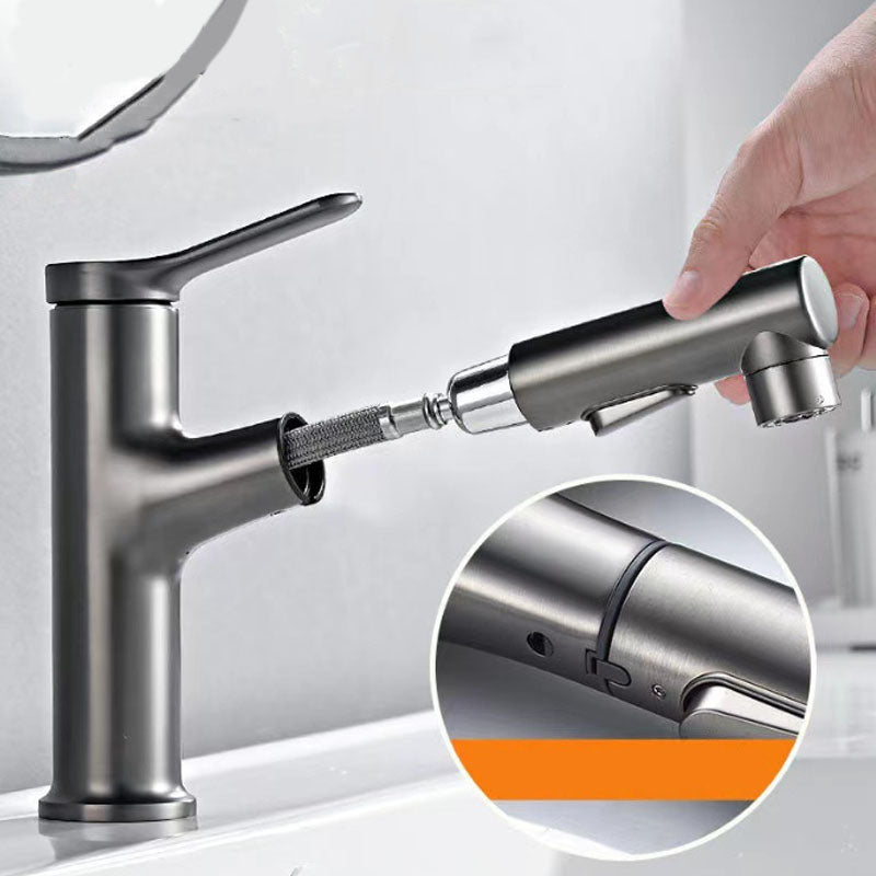Contemporary Style Faucets Widespread Lever Handles Faucets for Bathroom Clearhalo 'Bathroom Remodel & Bathroom Fixtures' 'Bathroom Sink Faucets' 'Bathroom Sinks & Faucet Components' 'bathroom_sink_faucets' 'Home Improvement' 'home_improvement' 'home_improvement_bathroom_sink_faucets' 6039684