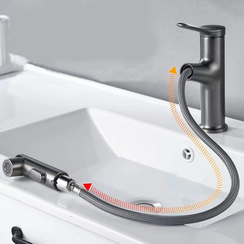Contemporary Style Faucets Widespread Lever Handles Faucets for Bathroom Clearhalo 'Bathroom Remodel & Bathroom Fixtures' 'Bathroom Sink Faucets' 'Bathroom Sinks & Faucet Components' 'bathroom_sink_faucets' 'Home Improvement' 'home_improvement' 'home_improvement_bathroom_sink_faucets' 6039685
