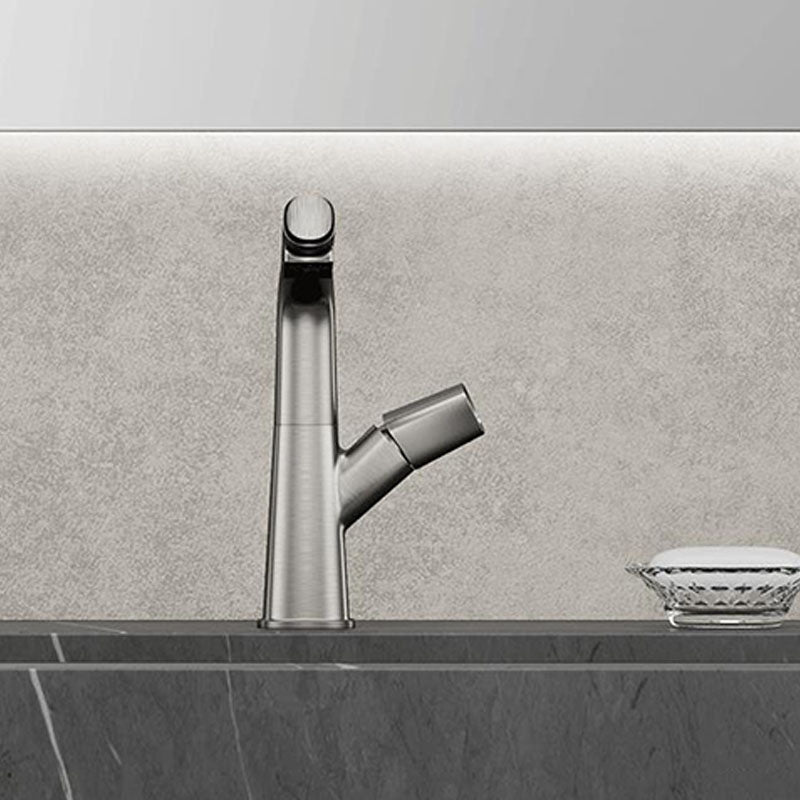 Contemporary Style Faucets Widespread Knob Handles Faucets for Bathroom Clearhalo 'Bathroom Remodel & Bathroom Fixtures' 'Bathroom Sink Faucets' 'Bathroom Sinks & Faucet Components' 'bathroom_sink_faucets' 'Home Improvement' 'home_improvement' 'home_improvement_bathroom_sink_faucets' 6039852