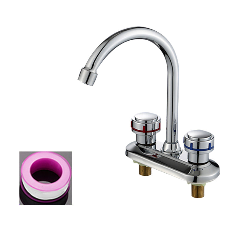 1or2-Handle Brushed Nickel Widespread Faucet 2 Hole Centerset Bathroom Sink Faucet 10.5” Supply Lines Not Included Clearhalo 'Bathroom Remodel & Bathroom Fixtures' 'Bathroom Sink Faucets' 'Bathroom Sinks & Faucet Components' 'bathroom_sink_faucets' 'Home Improvement' 'home_improvement' 'home_improvement_bathroom_sink_faucets' 6040018
