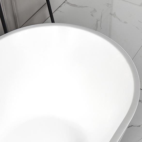 Modern Freestanding Bathtub White Acrylic Bath Tub for Home and Hotel Clearhalo 'Bathroom Remodel & Bathroom Fixtures' 'Bathtubs' 'Home Improvement' 'home_improvement' 'home_improvement_bathtubs' 'Showers & Bathtubs' 6043029