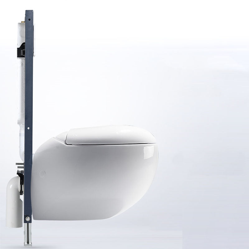 Modern Wall Mount Toilet Gravity Toilet Bowl with Slow Close Seat for Washroom Clearhalo 'Bathroom Remodel & Bathroom Fixtures' 'Home Improvement' 'home_improvement' 'home_improvement_toilets' 'Toilets & Bidets' 'Toilets' 6043328