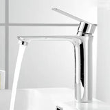 Modern Style Vessel Sink Faucet Lever Handle Copper Low Arc Vessel Faucet Clearhalo 'bathroom_sink_faucets' 'Conjunta de Baño y Conjunta de Grifo' 'Coronamiento de Baño y Dispositivo de Baño' 'Grifo del lavabo del baño' 'Hogar' 'home_improvement' 'home_improvement_bathroom_sink_faucets' 'Mejoras para el hogar' 6043364