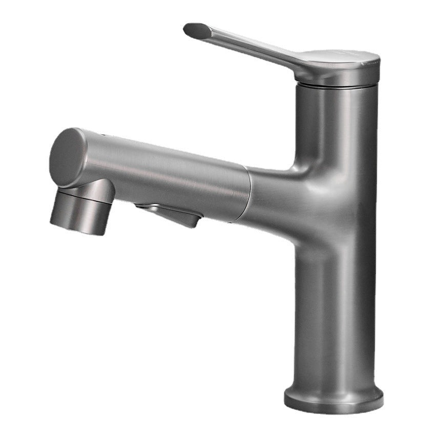 Modern Vessel Faucet Brass Single Handle Low Arc Vessel Faucet for Home Clearhalo 'bathroom_sink_faucets' 'Conjunta de Baño y Conjunta de Grifo' 'Coronamiento de Baño y Dispositivo de Baño' 'Grifo del lavabo del baño' 'Hogar' 'home_improvement' 'home_improvement_bathroom_sink_faucets' 'Mejoras para el hogar' 6043371