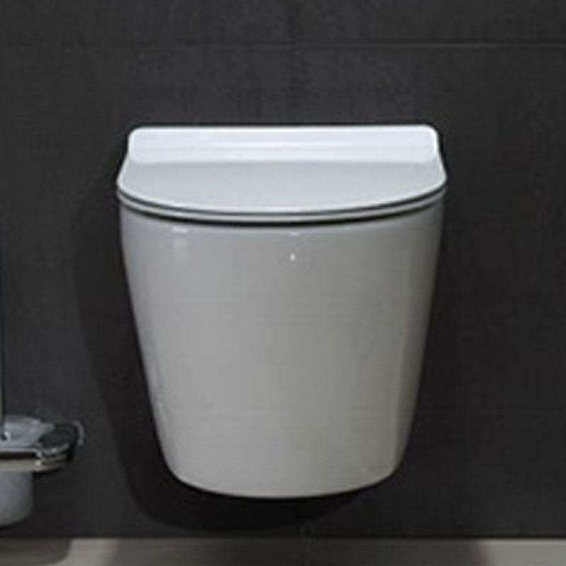 Small Apartment All-mounted Toilet Concealed Tank Toilet with Slow Close Seat Clearhalo 'Bathroom Remodel & Bathroom Fixtures' 'Home Improvement' 'home_improvement' 'home_improvement_toilets' 'Toilets & Bidets' 'Toilets' 6071485