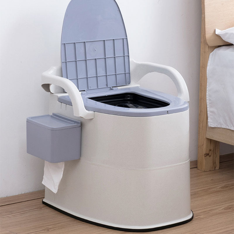 Modern Plastic Toilet Floor Mounted Toilet Bowl with Toilet Seat for Bathroom Clearhalo 'Bathroom Remodel & Bathroom Fixtures' 'Home Improvement' 'home_improvement' 'home_improvement_toilets' 'Toilets & Bidets' 'Toilets' 6071524