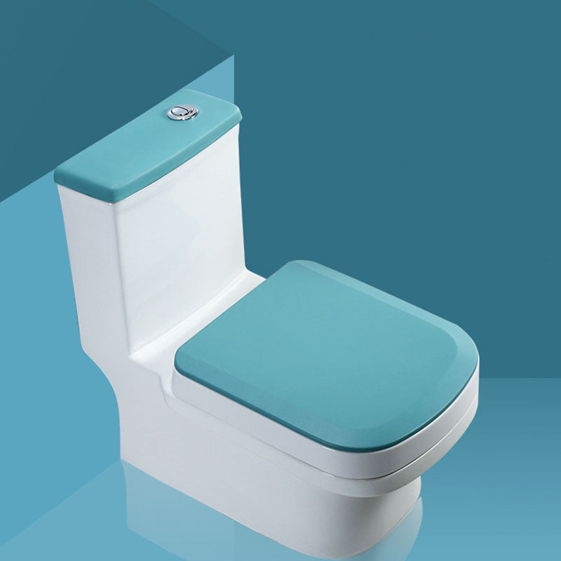Siphon Jet Toilet Water Efficient Compact Toilet with Ceramic Glazed Surface Clearhalo 'Bathroom Remodel & Bathroom Fixtures' 'Home Improvement' 'home_improvement' 'home_improvement_toilets' 'Toilets & Bidets' 'Toilets' 6071607