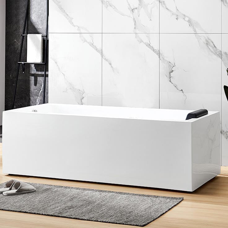 Modern Acrylic Bath Tub Freestanding Matte Finish Bathtub for Home Textured White Clearhalo 'Bathroom Remodel & Bathroom Fixtures' 'Bathtubs' 'Home Improvement' 'home_improvement' 'home_improvement_bathtubs' 'Showers & Bathtubs' 6077445